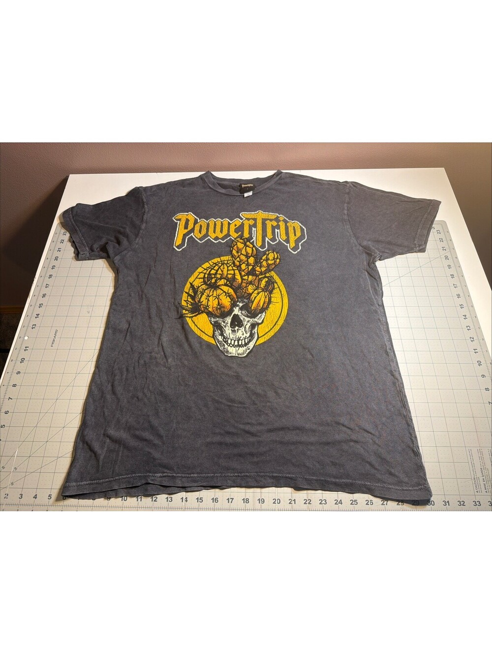 Power Trip Shirt Men Medium Official Festival Cactus Skull